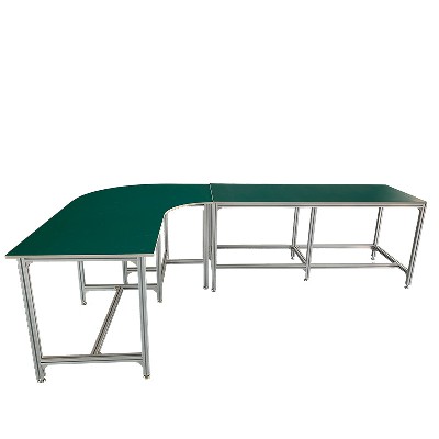 流水線U型線工作臺(tái)批發(fā) 鋁合金實(shí)驗(yàn)電子車間操作臺(tái) 防靜電工作臺(tái)