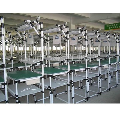 批發(fā)不銹鋼工作臺(tái) 線棒工作臺(tái)防靜電工作臺(tái)車間鋁材流水線工作桌