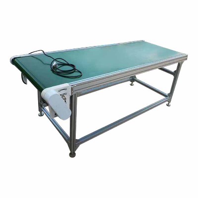 皮帶線鋁型材工作臺(tái)鋁合金防靜電工作臺(tái)流水線操作臺(tái)可加工