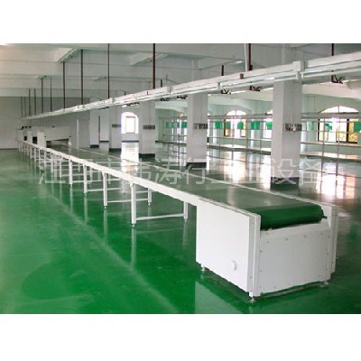電子車間生產(chǎn)線流水線工作臺(tái) 防靜電皮帶輸送機(jī)電子電器流水線
