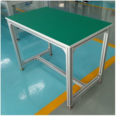 鋁型材電子車間流水線 LED燈組裝線鋁材皮帶流水線平板工作臺(tái)批發(fā)