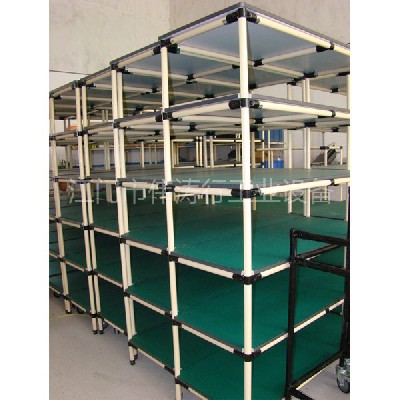 線棒貨架鋁型材防靜電工作臺(tái)車間鋁合金框架流水線工作桌鋁材