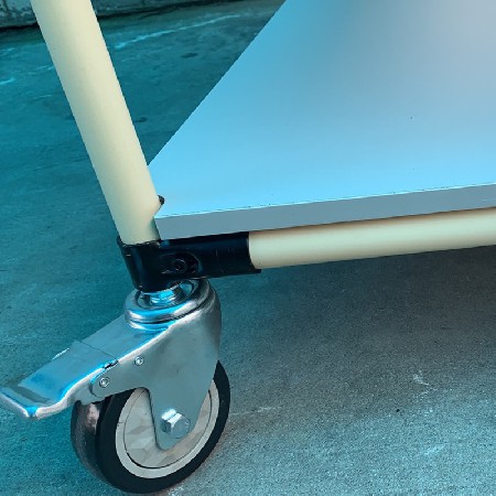 定制精益管物料周轉(zhuǎn)車 車間推車工具車貨架流水線 移動(dòng)置物架帶輪