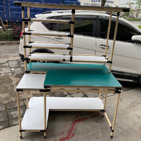 精益管工作臺批發(fā) 實驗臺牢固耐用電子車間操作臺工廠操作工作桌