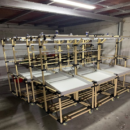 精益管周轉(zhuǎn)車工作臺(tái)批發(fā) 實(shí)驗(yàn)臺(tái)牢固穩(wěn)定電子車間操作臺(tái)工作桌