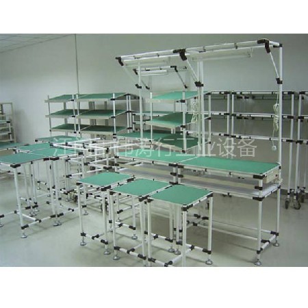 批發不銹鋼工作臺 線棒工作臺防靜電工作臺車間鋁材流水線工作桌