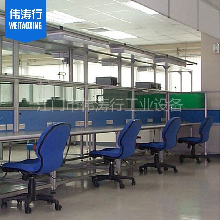 鋁合金工作臺批發 車間框架流水線工作桌 防靜電木板工作臺